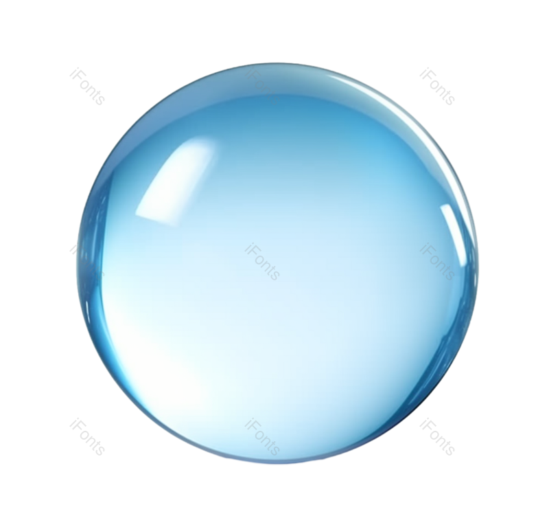 蓝色图片,气泡元素,对话气泡PNG,简单免抠素材